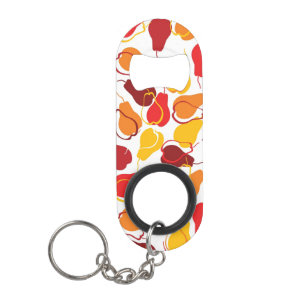 Porte-clé Décapsuleur Motif avec des poires