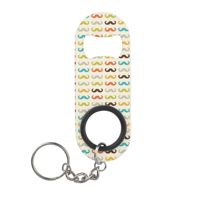 Porte-clé Décapsuleur Motif avec la moustache (Devant)