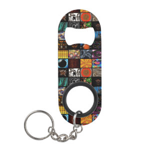 Porte-clé Décapsuleur Motif d'arts pop décoratifs