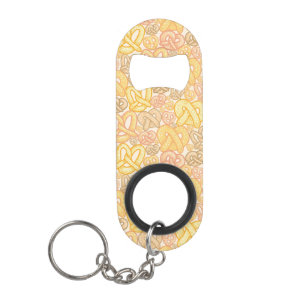 Porte-clé Décapsuleur Motif de bretzel