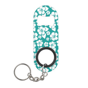 Porte-clé Décapsuleur Motif de fleur hawaïen de ketmie
