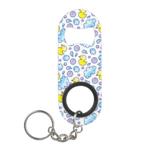 Porte-clé Décapsuleur motif de lavage