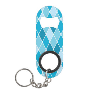 Porte-clé Décapsuleur Motif d'hiver de harlequin