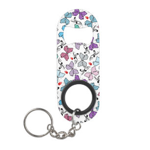 Porte-clé Décapsuleur Motif floral de Valentine