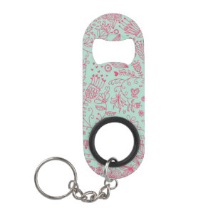 Porte-clé Décapsuleur Motif floral mignon d'été