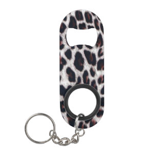 Porte-clé Décapsuleur Motif léopard