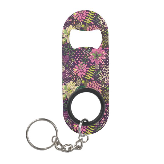 Porte-clé Décapsuleur Motif lumineux (Devant)