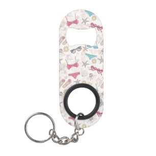 Porte-clé Décapsuleur Motif mignon d'abrégé sur été