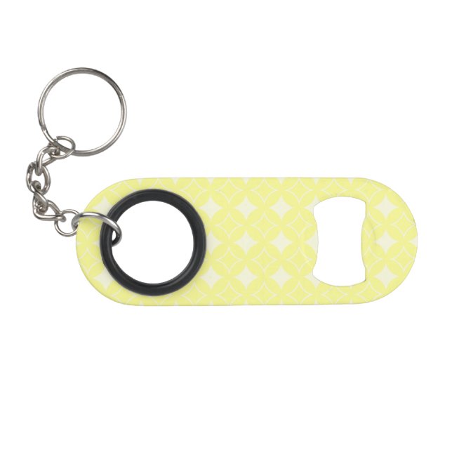 Porte-clé Décapsuleur Motif shippo jaune citron (Devant (Horizontal))
