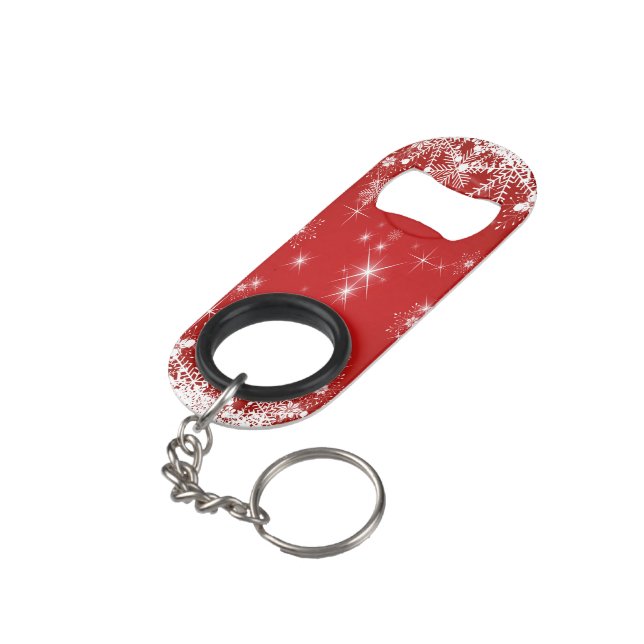 Porte-clé Décapsuleur Noël (angle arrière)