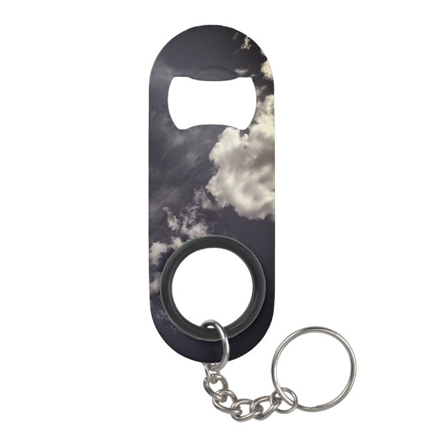 Porte-clé Décapsuleur Nuage métallique (Dos)