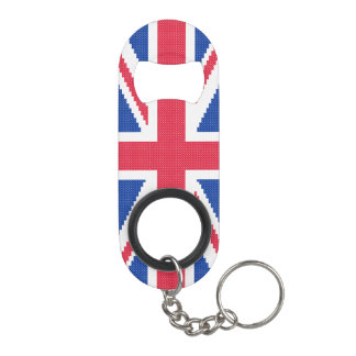 Porte-clé Décapsuleur Original cross-stitch design Union Jack