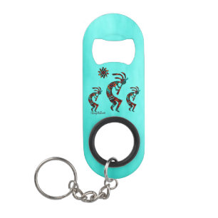 Porte-clé Décapsuleur Ouverture de la bouteille Porte - clé de trois Kok