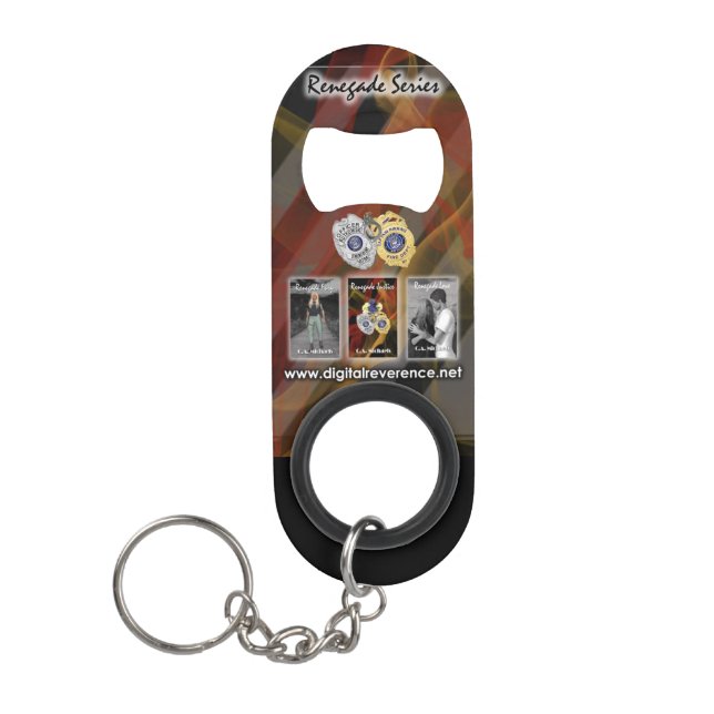 Porte-clé Décapsuleur Ouverture Mini-Bouteille De Série Renégade Avec Po (Devant)