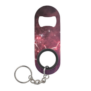 Porte-clé Décapsuleur Ouvre-bouteille miniature Feux d'artifice avec por
