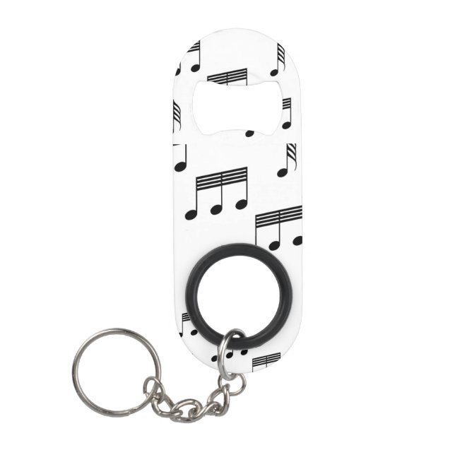 Porte-clé Décapsuleur Ouvreur de bouteille remarquable de musique (Devant)