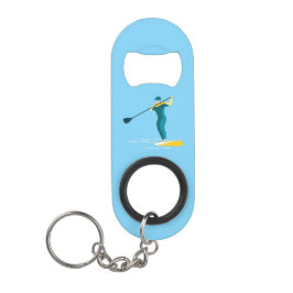 Porte-clé Décapsuleur Paddleboarding en stand-up