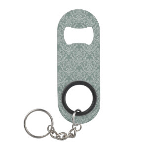 Porte-clé Décapsuleur Papier peint floral vert