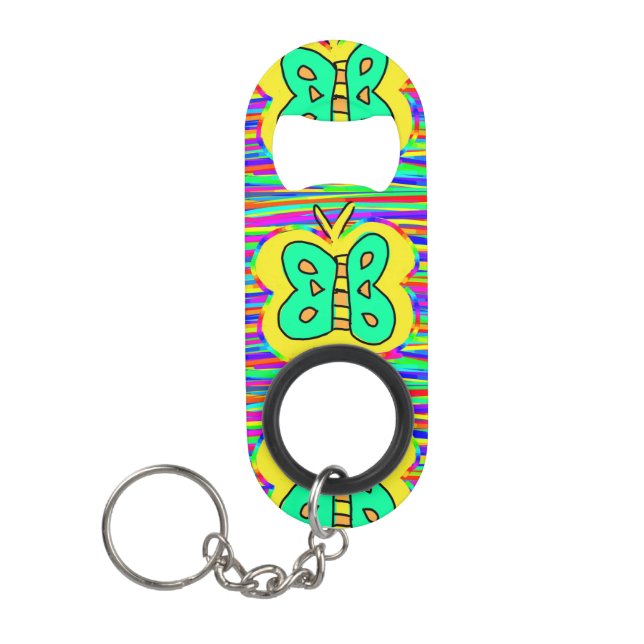 Porte-clé Décapsuleur papillon (Devant)