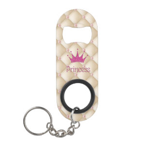 Porte-clé Décapsuleur Perles Chic Charmantes ,Tiare, Princesse,Pailleté
