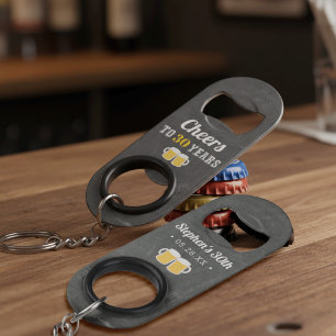 Porte-clé Décapsuleur Personnalisé Salaire Jalon Anniversaire Fête Favor