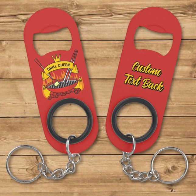 Porte-clé Décapsuleur Reine du grill (Créateur téléchargé)