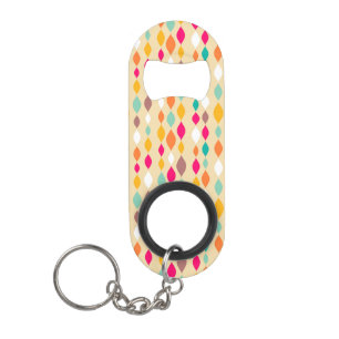 Porte-clé Décapsuleur Rétro motif d'abrégé sur style
