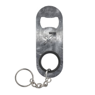 Porte-clé Décapsuleur Sagittarius Zodiac Connexion Silver Steel look