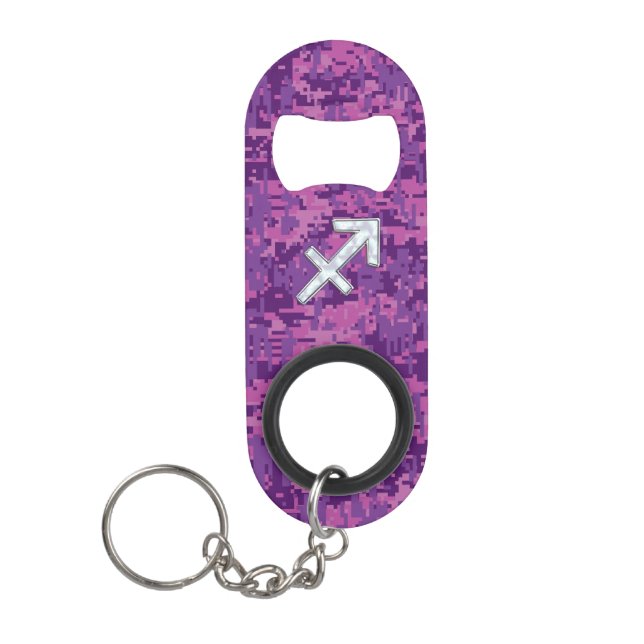 Porte-clé Décapsuleur SIGNE Zodiaque Sagittaire Camouflage numérique Fuc (Devant)