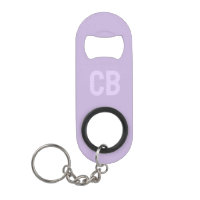 Tendance Couleur Violet doux Monogramme Acier inox