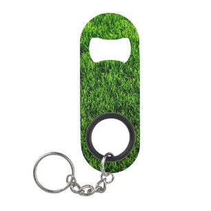 Porte-clé Décapsuleur Texture d'herbe verte d'un terrain de football