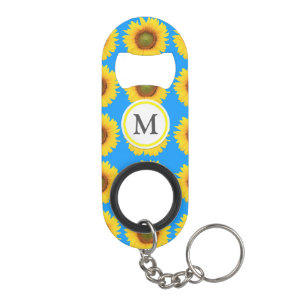 Porte-clé Décapsuleur Tournesols lumineux