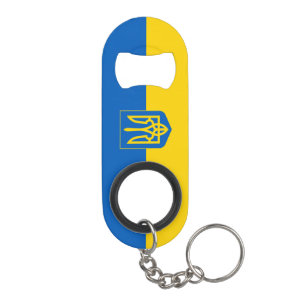 Porte-clé Décapsuleur Ukraine Drapeau bleu Jaune Porte - clé patriotique