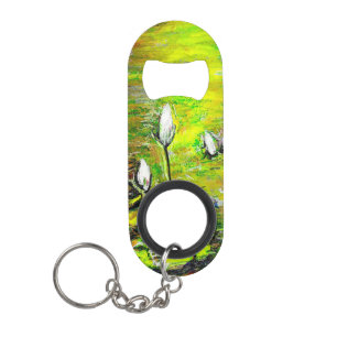 Porte-clé Décapsuleur Un étang avec des pensées impures