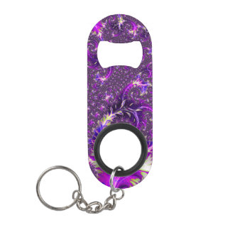 Porte-clé Décapsuleur Vibrant Coloré Tripant Groovy Bohème Spirale Fract