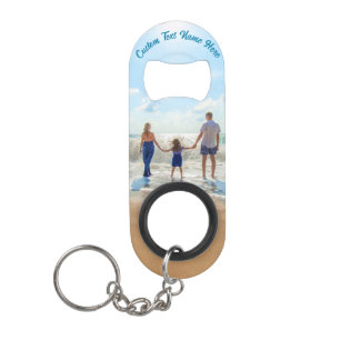 Porte-clé Décapsuleur Votre Porte - clé d'ouverture de flacon photo avec