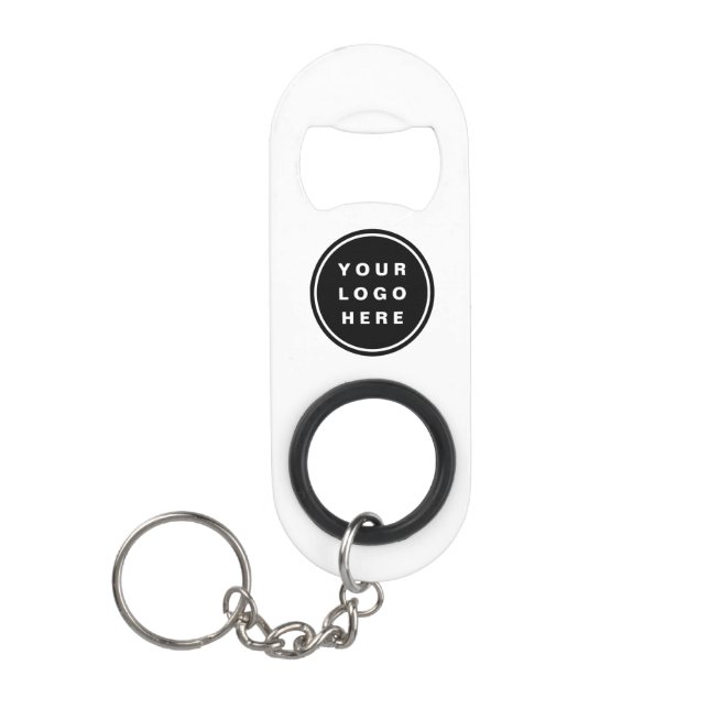 Porte-clé Décapsuleur Your Business Logo Promoteur Business Company (Devant)