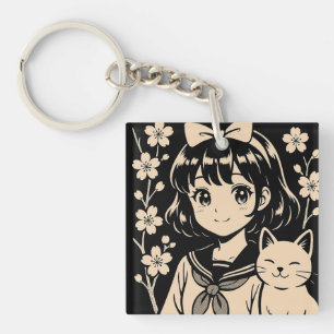 Porte - clé des Whiskers Sakura