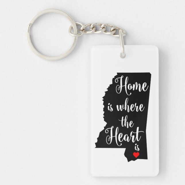 Porte - clé d'état du Mississippi (Devant)