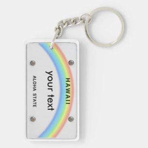 Porte - clé d'Hawaï de plaque minéralogique