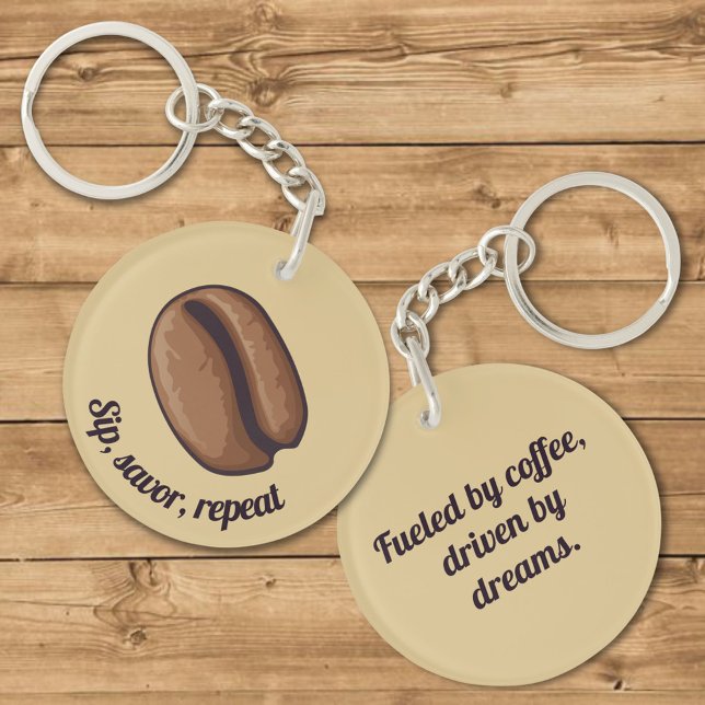 Porte - clé d'icône de café (Créateur téléchargé)