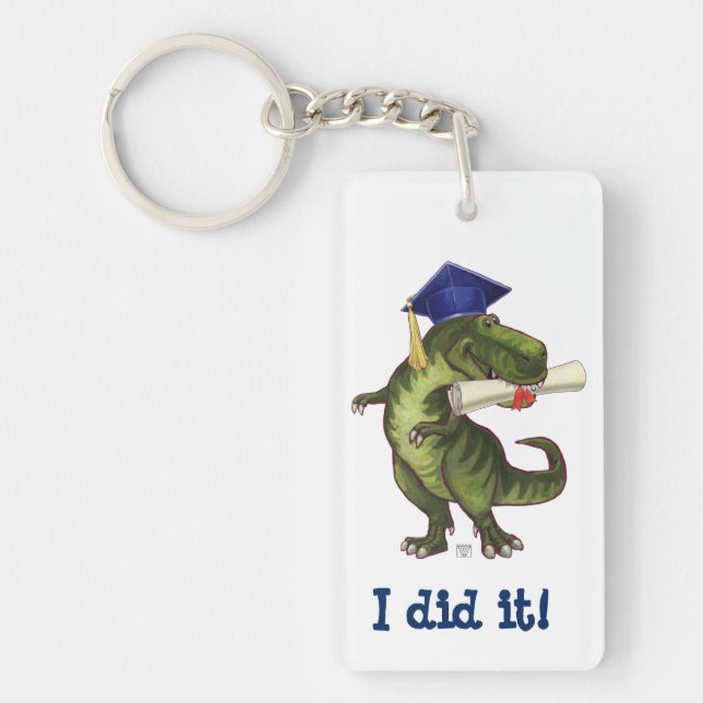 Porte - clé d'obtention du diplôme de TRex Dino de (Devant)