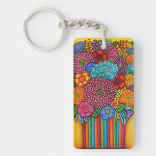 Porte - clé du bouquet de fête