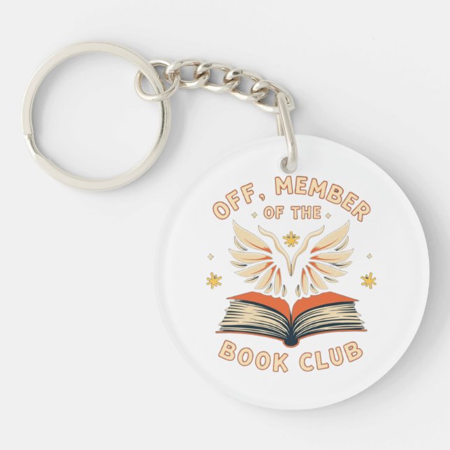 Porte - clé du club de livres (Devant)