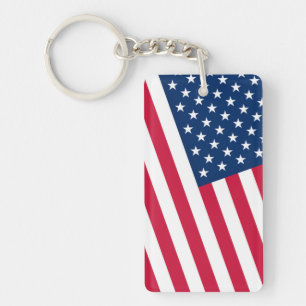Porte - clé du drapeau patriotique américain