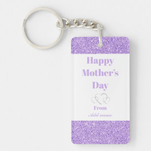 Porte - clé du jour de la mère heureuse personnali