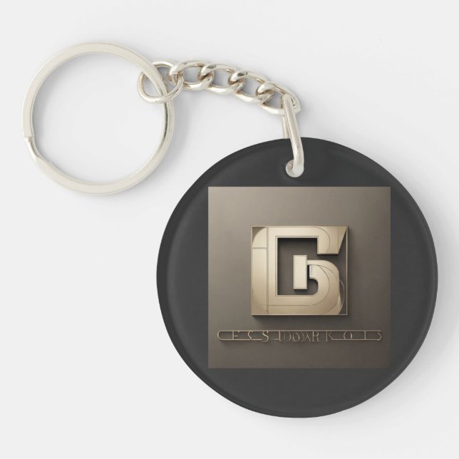 "porte - clé du logo signature Gucci (Devant)