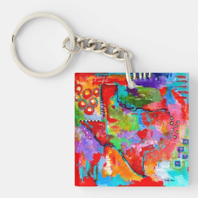 Porte - clé du Texas par Jones coquillier (Devant)