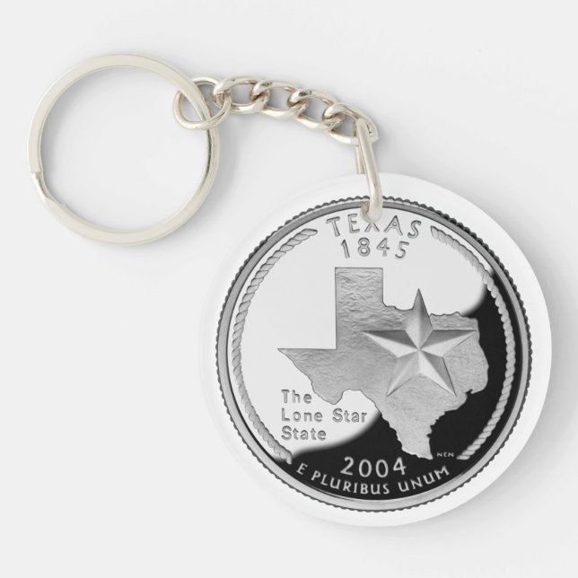 Porte - clé du Texas Quarter (Devant)