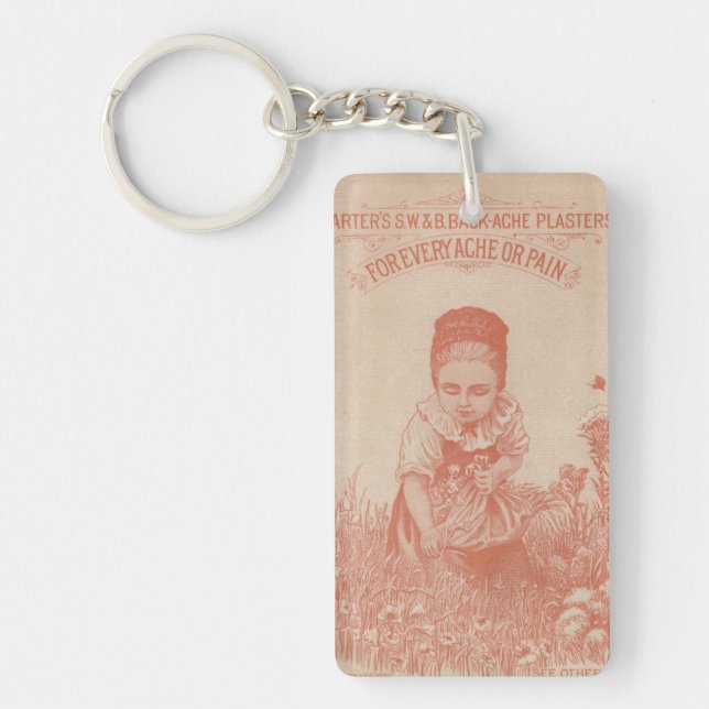 Porte - clé Ephemera de la femme Rassembler les fl (Devant)